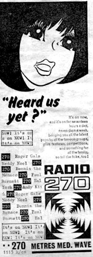 Radio 270 press advert 