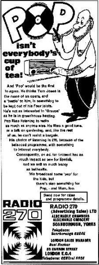 Radio 270 Advert dad shaving