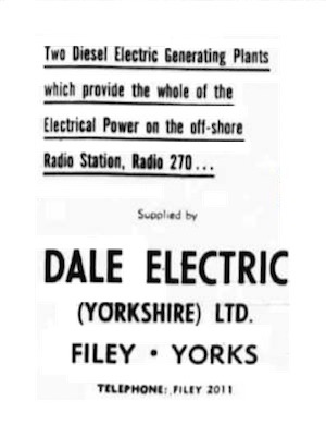 Dale generators advert