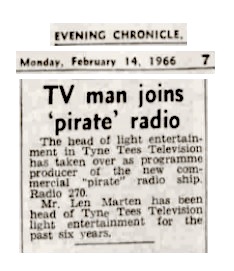 Radio 270 hire TV Man