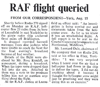 Rescue Chopper from RAF Leconfield.