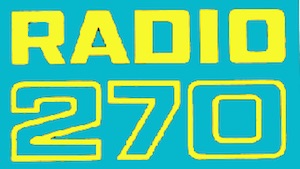 Radio 270 sticker logo 