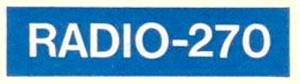 Radio 270 logo blue 