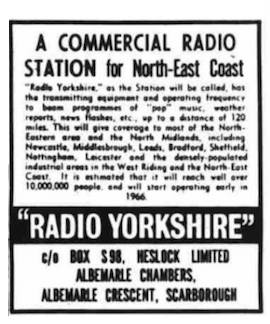 Yorkshire Radio advert
